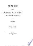 Memorie della Accademia delle scienze dell'Istituto di Bologna