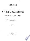 Memorie della Accademia delle scienze dell'Istituto di Bologna