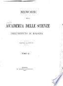 Memorie della Accademia delle scienze dell'Istituto di Bologna