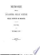Memorie della Accademia delle scienze dell'Istituto di Bologna