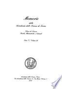 Memorie della Accademia delle scienze di Torino