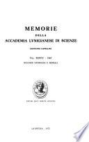 Memorie della Accademia lunigianese di scienze Giovanni Capellini