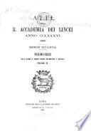 Memorie della Classe di Scienze Fisiche, Matematiche e Naturali