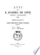 Memorie della Classe di scienze morali, storiche e filologiche