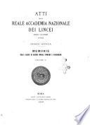 Memorie della R. Accademia Nazionale dei Lincei. Classe di scienze morali, storiche e filologiche