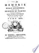 *Memorie della Real Accademia delle Scienze di Parigi ...