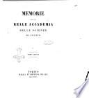 Memorie della Reale Accademia delle scienze di Torino