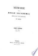Memorie della Reale accademia delle scienze di Torino