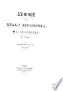 Memorie della Reale accademia delle scienze di Torino