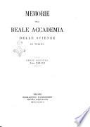 Memorie della Reale Accademia delle scienze di Torino