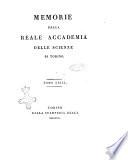 Memorie della Reale Accademia delle scienze di Torino