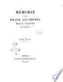 Memorie della Reale Accademia delle scienze di Torino