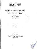Memorie della Reale accademia delle scienze di Torino