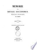 Memorie della Reale Accademia delle scienze di Torino