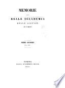 Memorie della Reale accademia delle scienze di Torino