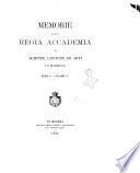 Memorie della Regia Accademia di scienze, lettere ed arti in Modena