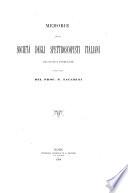 Memorie della Società astronomica italiana (già degli spettroscopisti) ...
