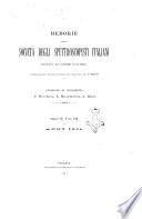 Memorie della Societa degli spettroscopisti italiani