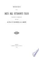 Memorie della Societa degli spettroscopisti italiani
