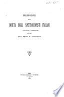 Memorie della Societa degli spettroscopisti italiani