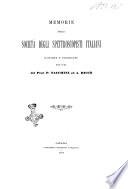 Memorie della Societa degli spettroscopisti italiani