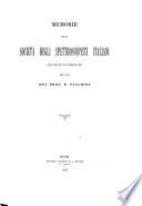Memorie della Societa degli spettroscopisti italiani