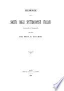 Memorie della Societa degli spettroscopisti italiani