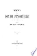 Memorie della Società degli spettroscopisti italiani