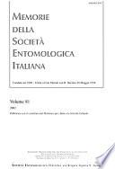 Memorie della Società entomologica italiana