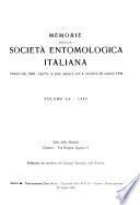 Memorie della Società entomologica italiana
