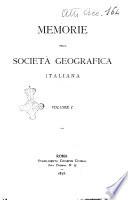 Memorie della Società geografica italiana