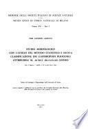 Memorie della Società italiana di scienze naturali e del Museo civico di storia naturale di Milano