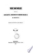 Memorie della Società medico-chirurgica di Bologna