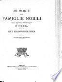 Memorie delle famiglie nobili delle province meridionali d'Italia raccolte dal Berardo Candida Gonzaga