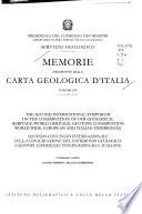 Memorie descrittive della carta geologica d'Italia
