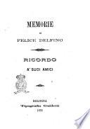 Memorie di Felice Delfino