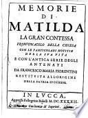 Memorie di Matilda