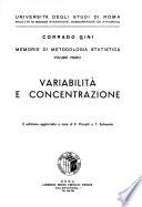 Memorie di metodologia statistica