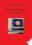 MEMORIE DI SCUOLA nuova edizione