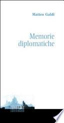 Memorie diplomatiche