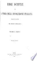 Memorie documentate per la storia della rivoluzione italiana