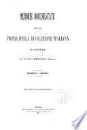 Memorie documentate per la storia della rivoluzione italiana