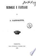 Memorie e fantasie