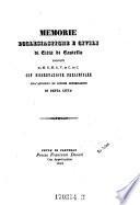 Memorie ecclesiastiche e civili di Citta di Castello, raccolte da M. G. M. A. V. di C. di C. Con dissertazione preliminare sull' antichita ed antiche denominazioni di detta citta