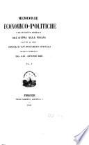Memorie economico-politiche