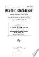 Memorie geografiche