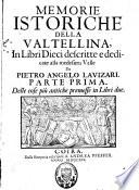 Memorie Istoriche Della Valtellina