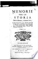Memorie per la storia delle scienze, e buone arti, cominciate ad imprimersi l'anno 1701, a Trevoux, e l'anno 1743