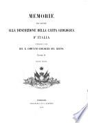 Memorie per servire alla descrizione della carta geologica d'Italia