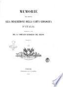 Memorie per servire alla descrizione della Carta Geologica d'Italia